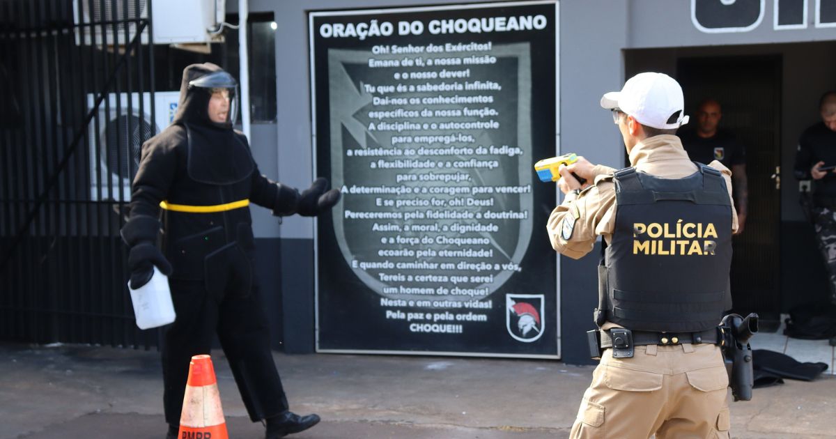 Polícia Militar do Paraná começa a utilizar Tasers em operações nas ruas
