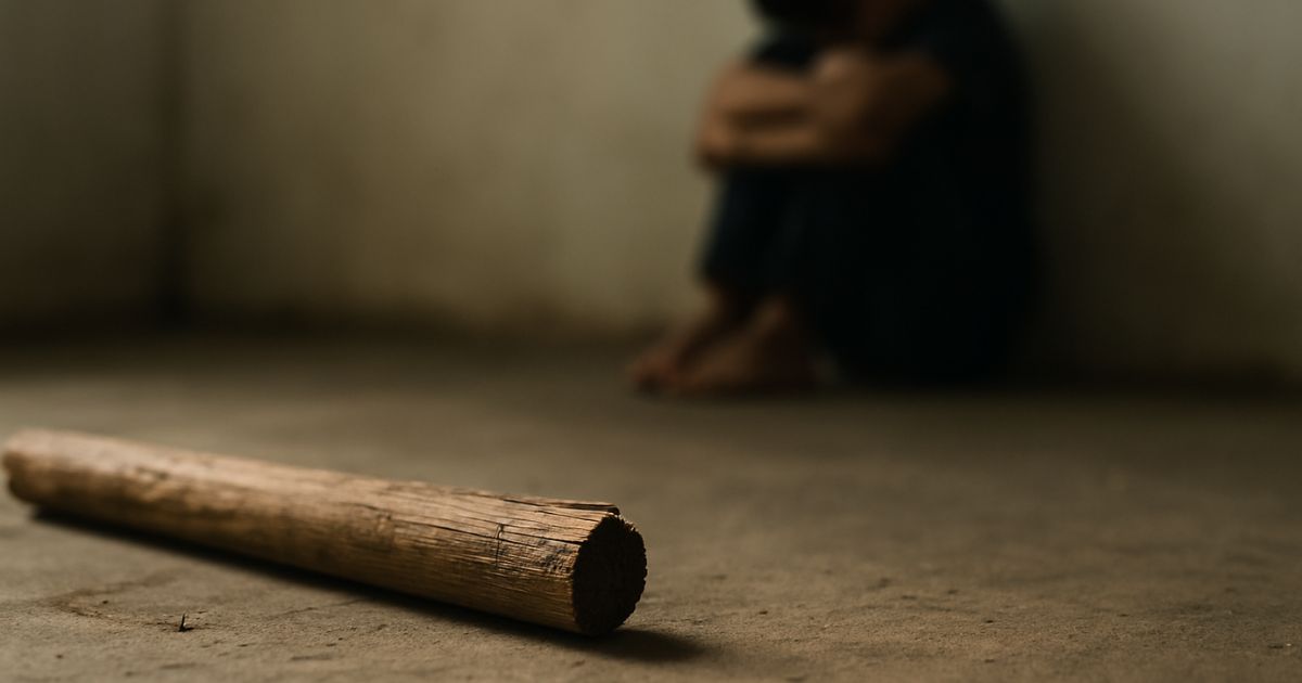 Pai é acusado de bater em filho de 13 anos com pedaço de madeira em Canoinhas