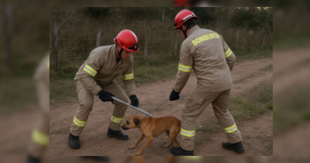 Bombeiros capturam cachorro após ataque a pessoas em área rural de São João do Triunfo
