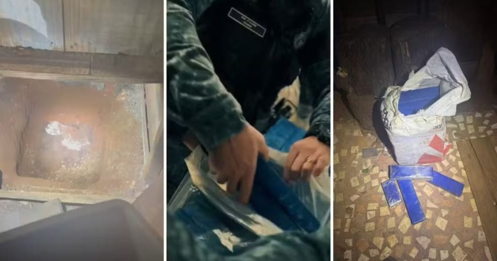 Cooler enterrado e fertilizante ‘recheado’ de maconha: R$ 300 mil em drogas são encontrados escondidos em chácara do PR