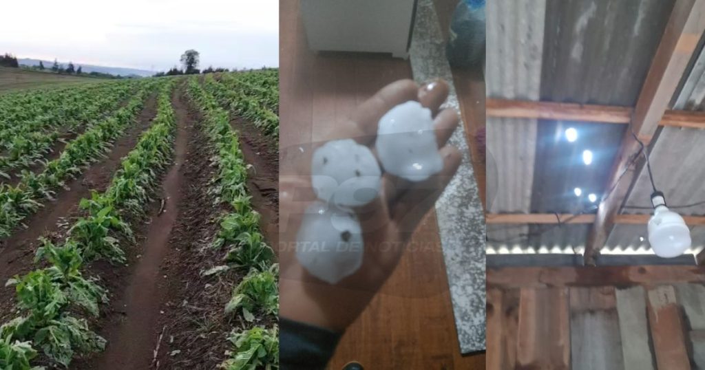 Temporal com granizo causa estragos em São João do Triunfo; Defesa Civil e Bombeiros atuam no atendimento