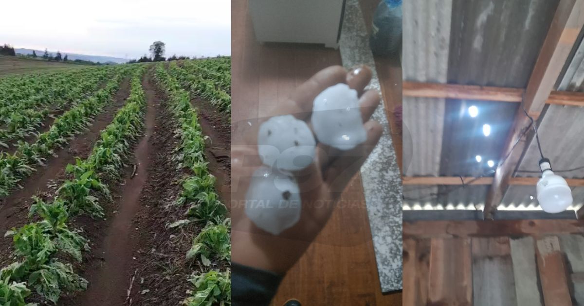Temporal com granizo causa estragos em São João do Triunfo; Defesa Civil e Bombeiros atuam no atendimento