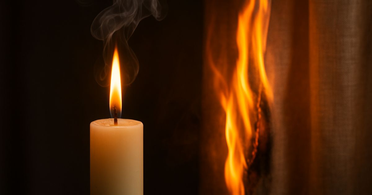 Homem morre após inalar fumaça em incêndio causado por vela acesa em Curitiba