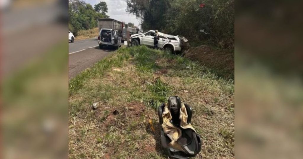 Criança de 2 anos morre em acidente na BR-376; quatro pessoas estão em estado grave