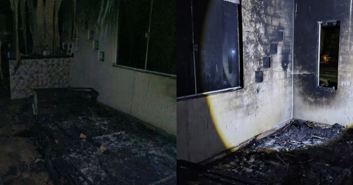 Incêndio atinge residência no interior de Irineópolis