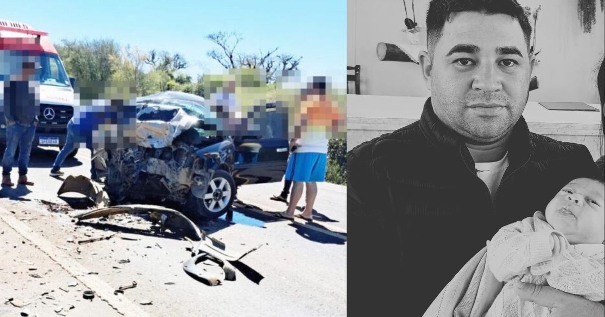 Tragédia na BR-153: pai e filho morrem em colisão frontal em Imbituva