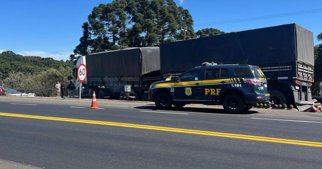 Vendedor de frutas morre atropelado por caminhão na BR-277 em Guarapuava