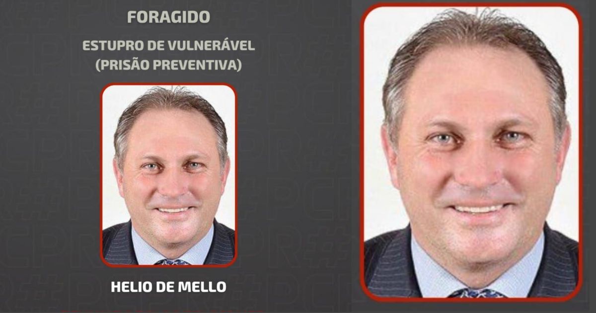 PCPR divulga foto de foragido pelo crime de estupro de vulnerável em Irati