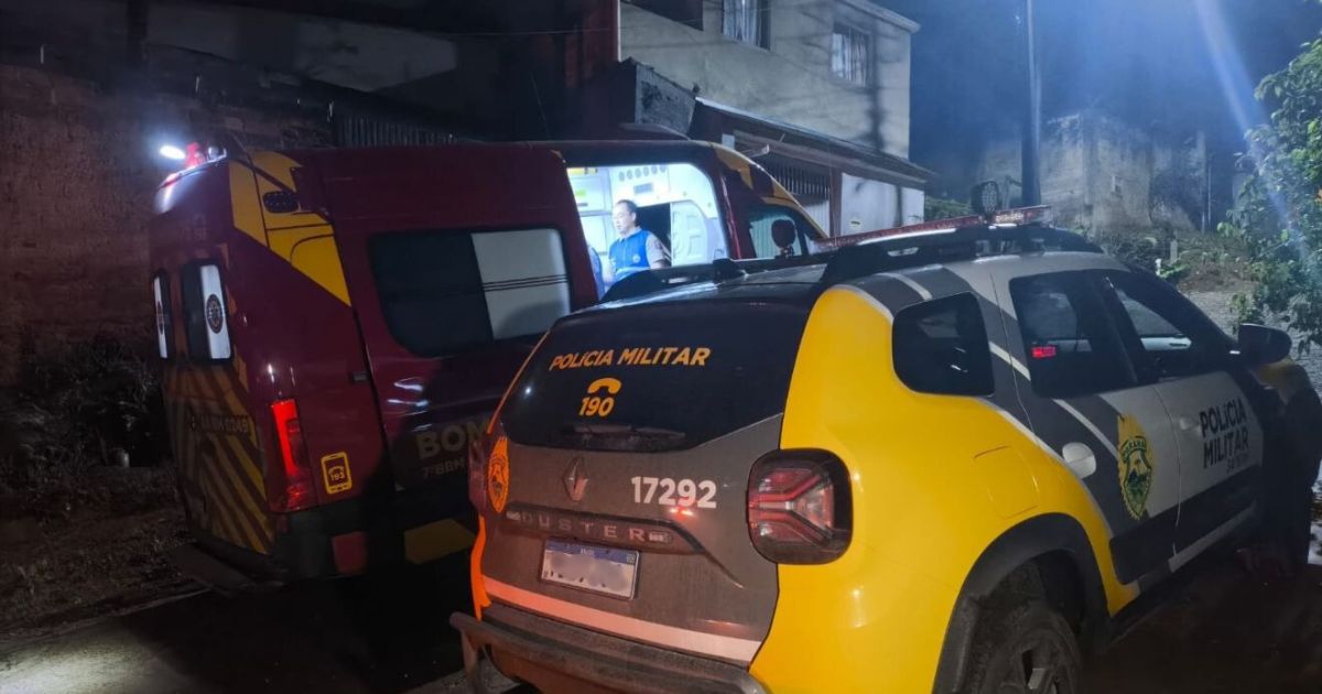 Mulher esfaqueia o marido após ser agredida com soco e ter dente arrancado no PR