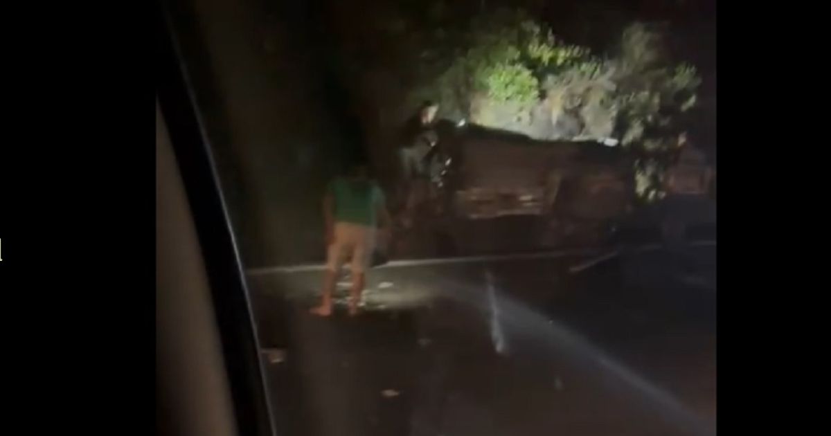VÍDEO: Grave acidente é registrado na BR-476, em trecho conhecido como “Subida da Santinha”, na Lapa