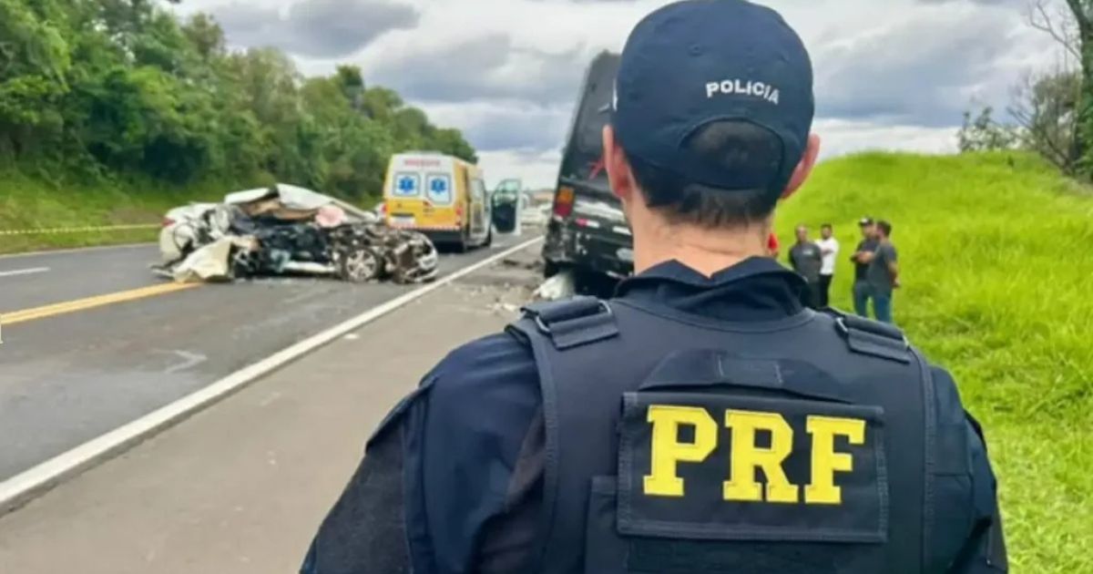 Duas pessoas morrem em grave acidente na BR-277 em Palmeira