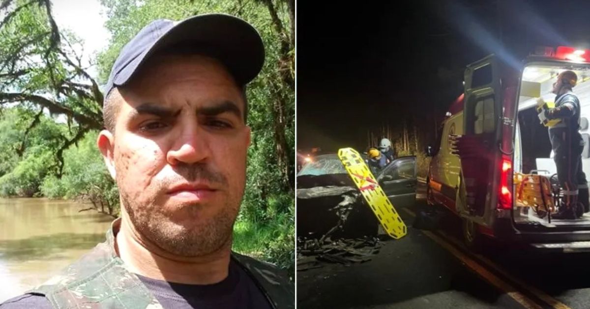 Homem morre em grave acidente entre três veículos em Teixeira Soares