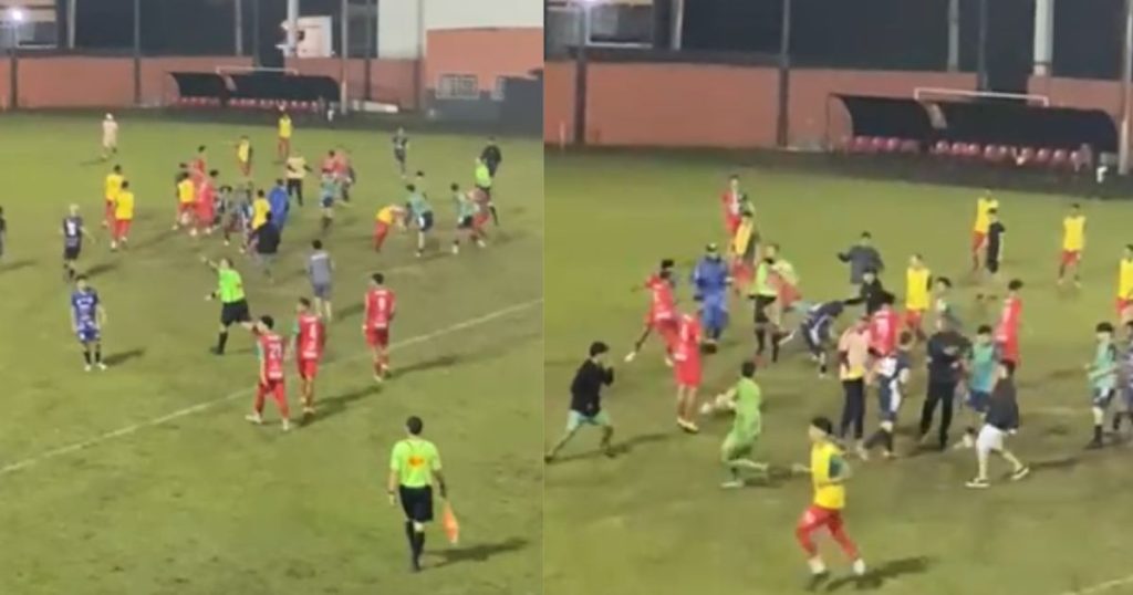 VÍDEO: Samas divulga nota de repúdio após briga em partida do Campeonato Paranaense Sub-18
