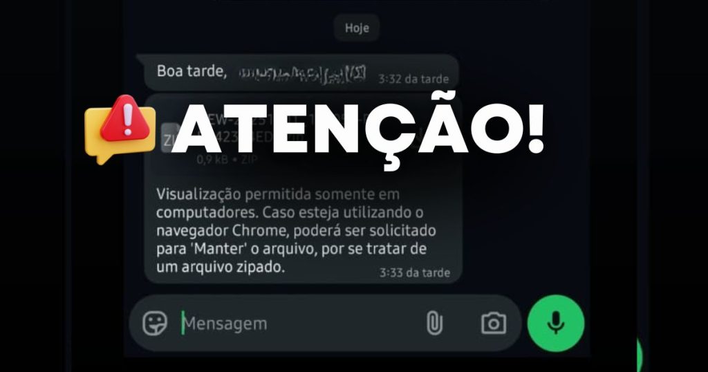 Atenção! Novo golpe circula por meio de mensagem de WhatsApp; saiba como se proteger