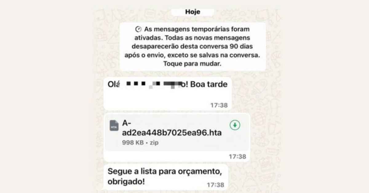 ATENÇÃO: golpe do “Orçamento” no WhatsApp alerta moradores do Paraná