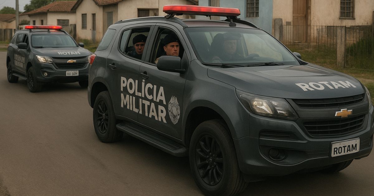 ROTAM cumpre três mandados de prisão em São Mateus do Sul