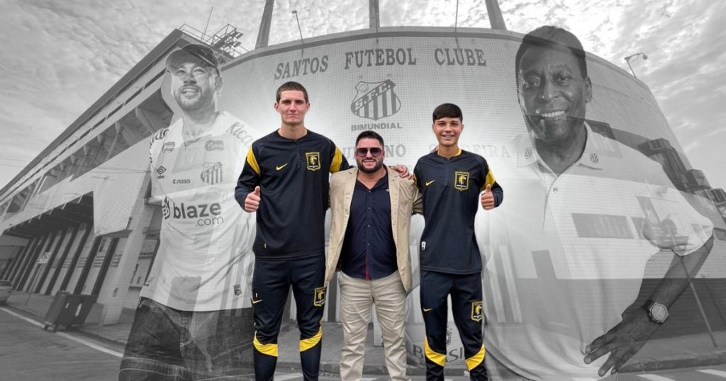 Talentos revelados em São Mateus do Sul são apresentados oficialmente ao Santos Futebol Clube