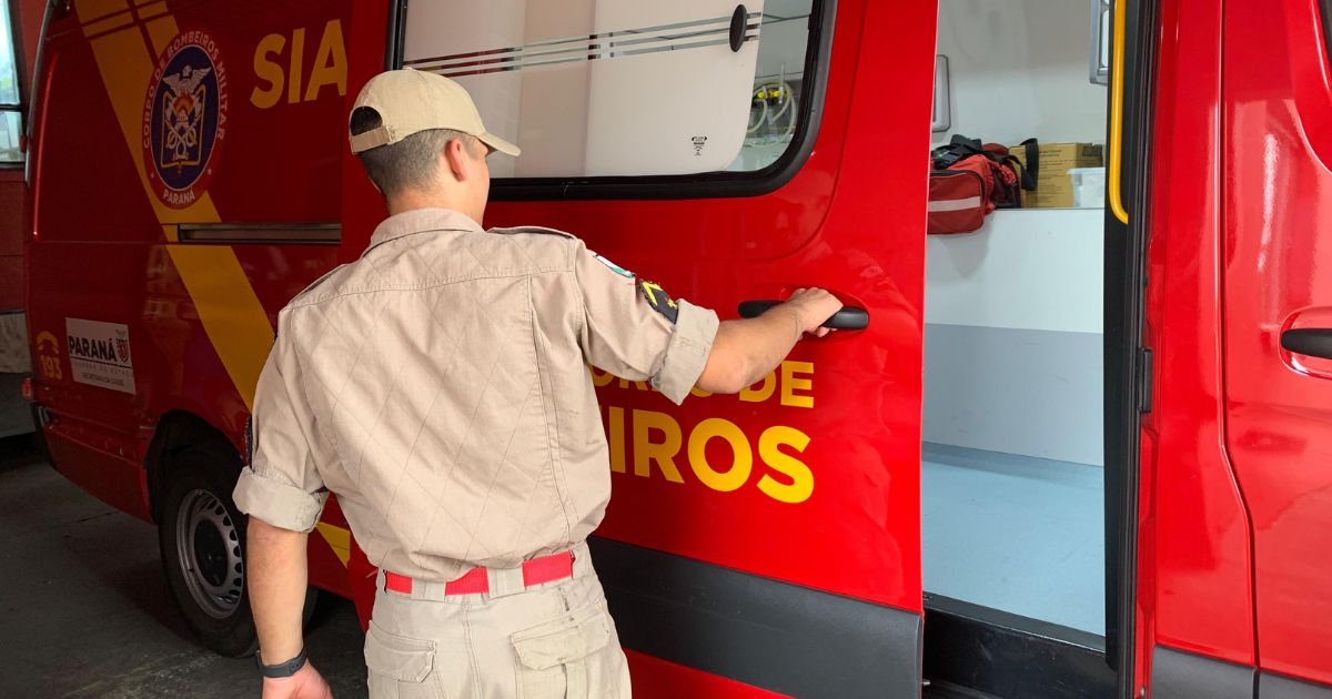 Colisão entre carro e moto deixa jovem ferida em São Mateus do Sul