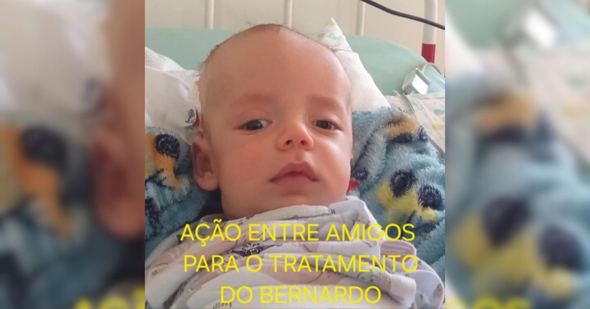 Família organiza vaquinha para custear tratamento de bebê diagnosticado com hidrocefalia