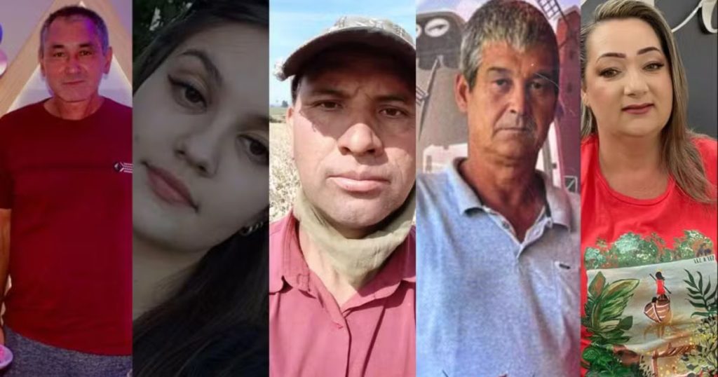 Saiba quem são as seis vítimas que morreram durante tornado no Paraná