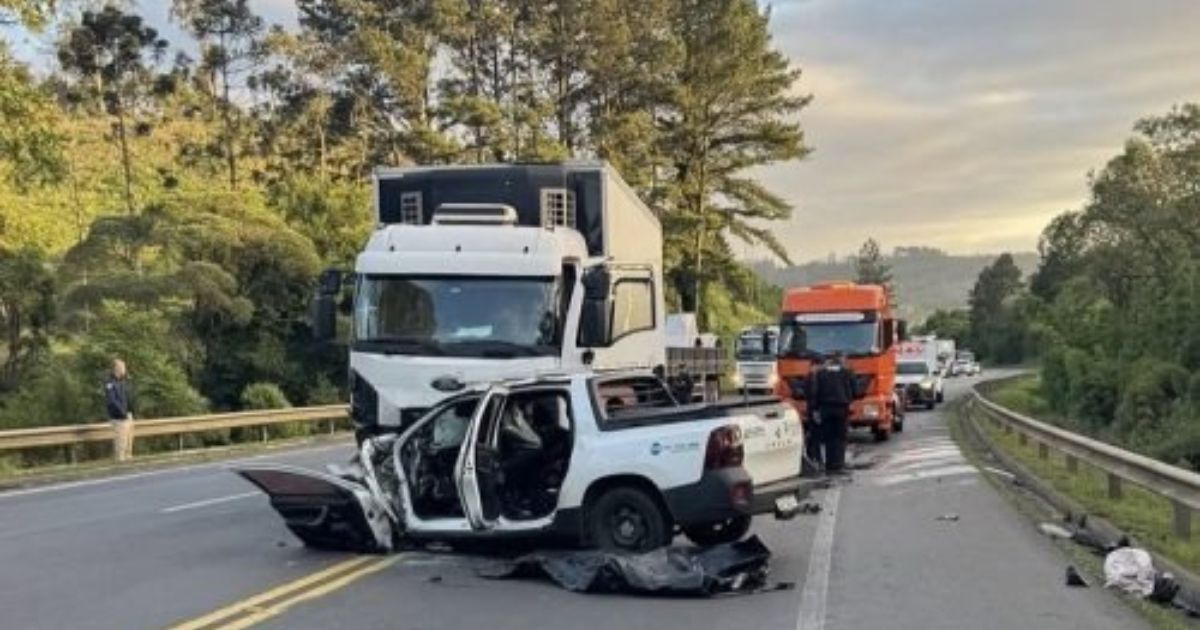 Motorista de 36 anos morre em grave acidente na rodovia BR-153 em União da Vitória