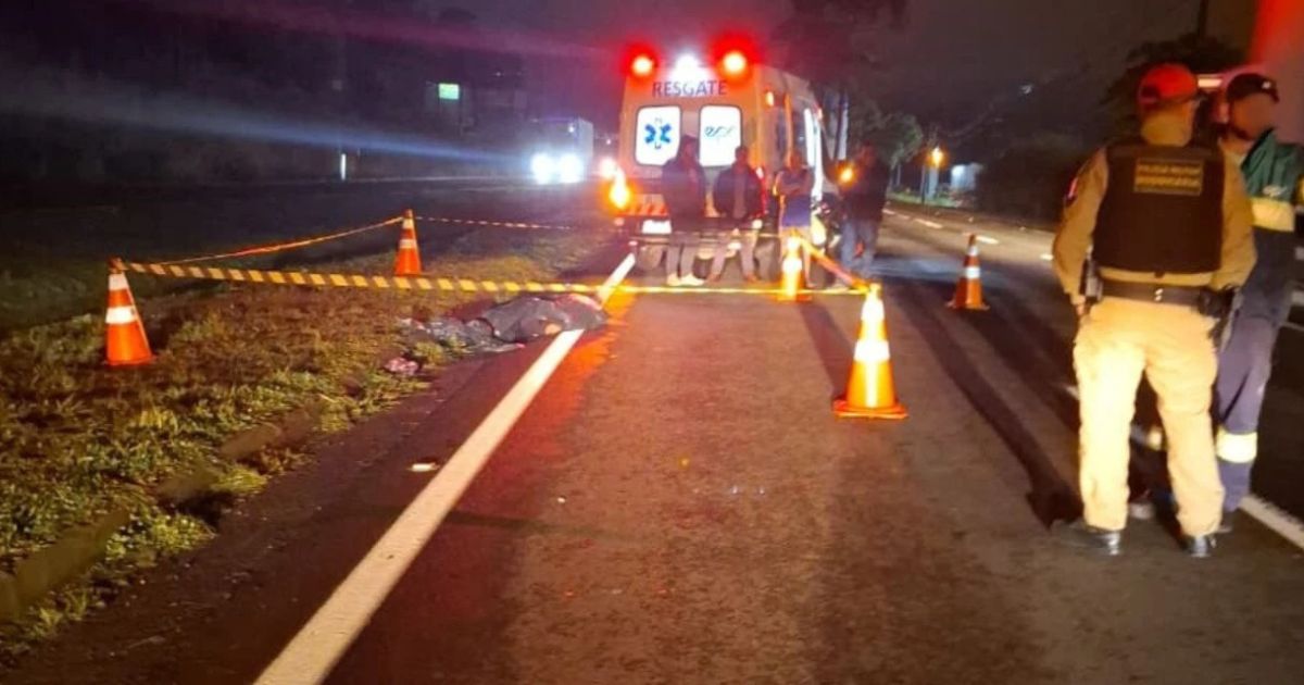 Homem de 44 anos morre após ser atropelado na PR-151