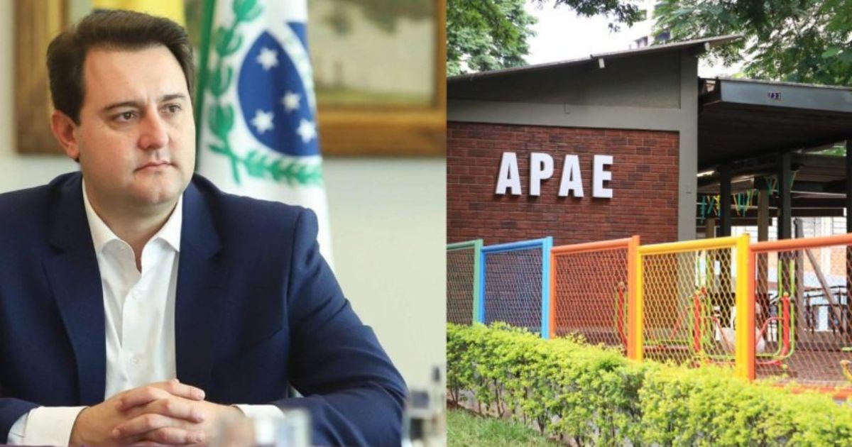 Ratinho Junior se posiciona contra decreto de Lula e garante apoio às APAEs