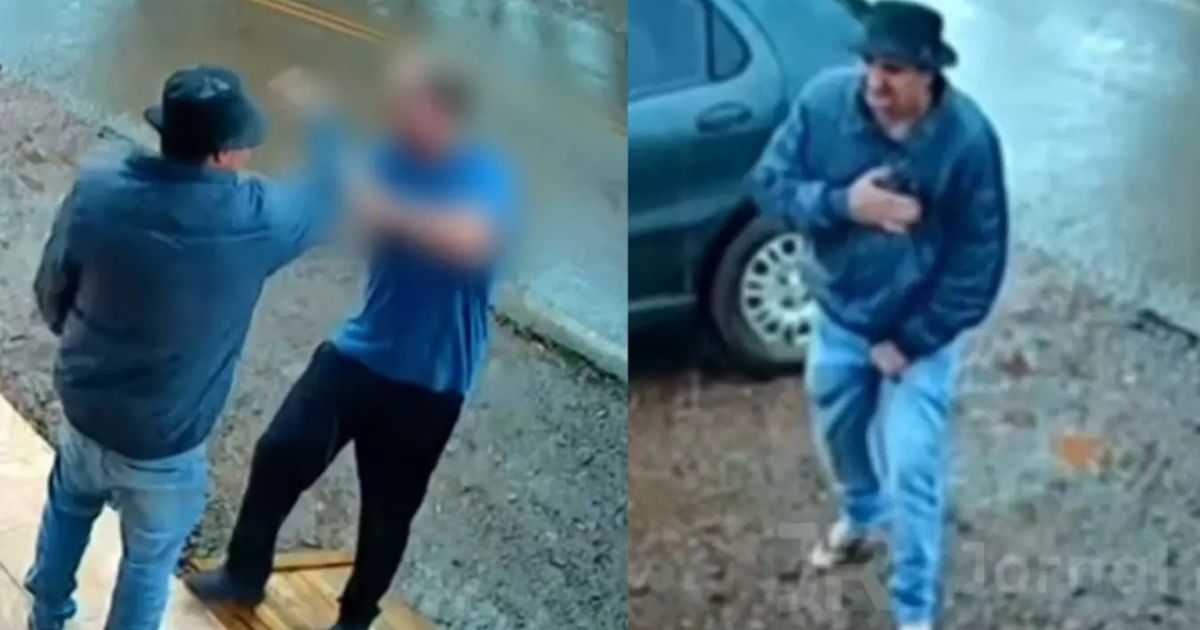 Idoso morto após fazer provocações em SC deu tapa na cara de homem minutos antes