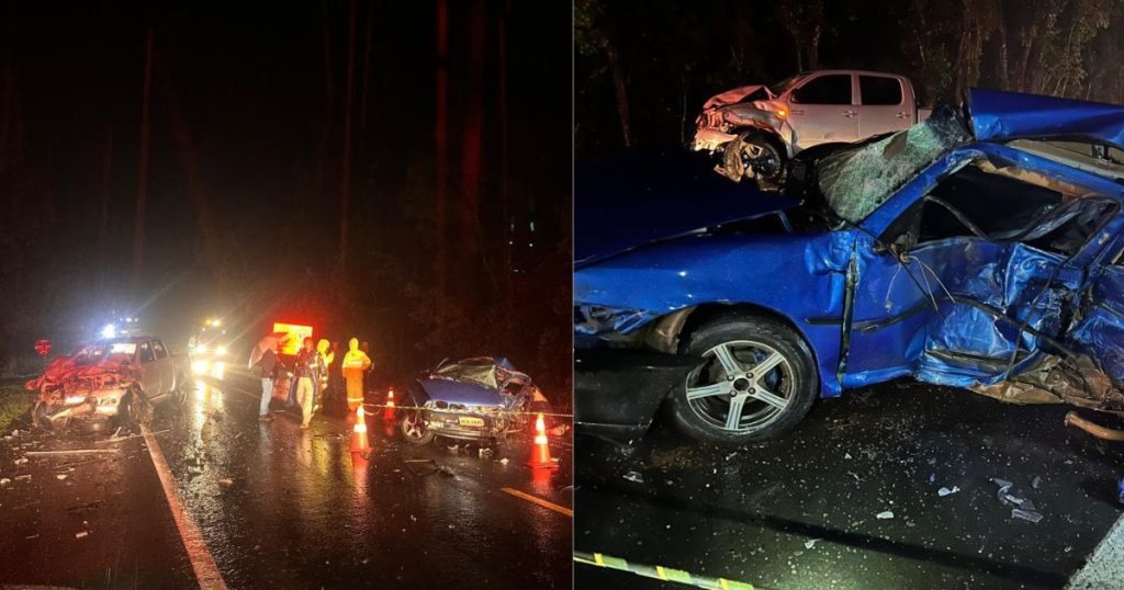 Quatro pessoas morrem em grave acidente na BR-373 no Paraná, vítimas não usavam cinto de segurança