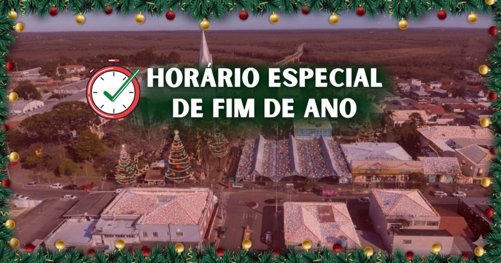 CDL divulga horários especiais de fim de ano para o comércio de São Mateus do Sul