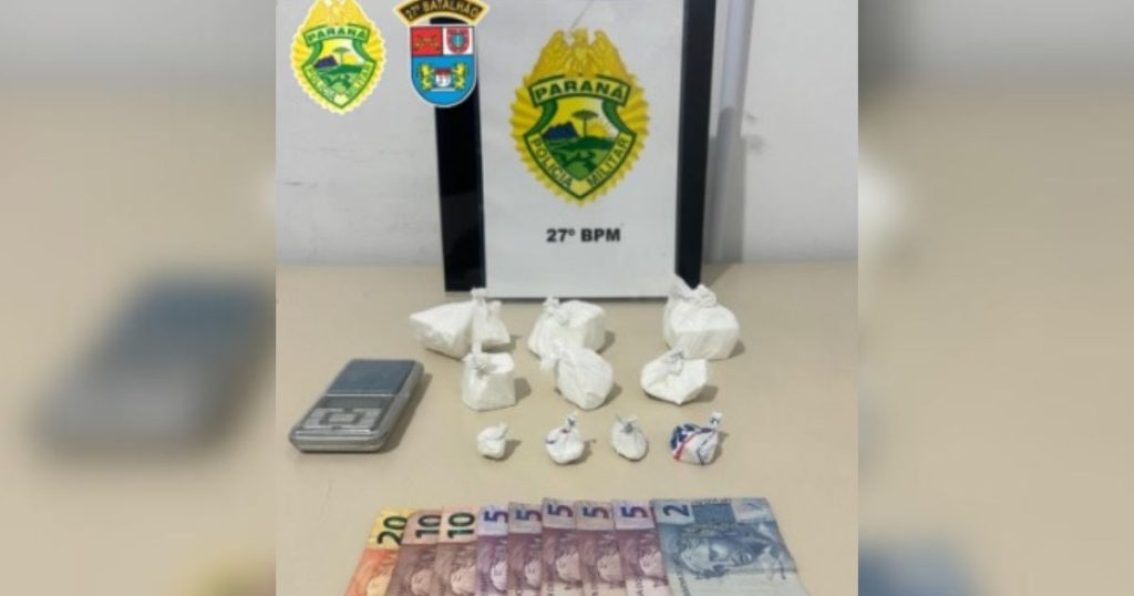 Homem é preso por tráfico de drogas em São Mateus do Sul