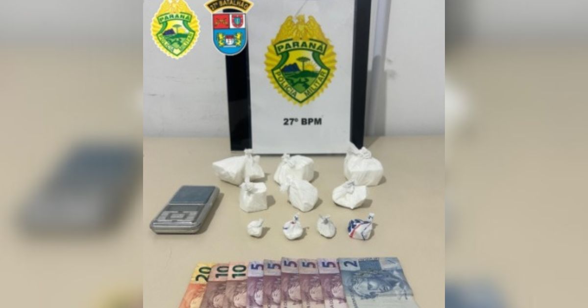 Homem é preso por tráfico de drogas em São Mateus do Sul