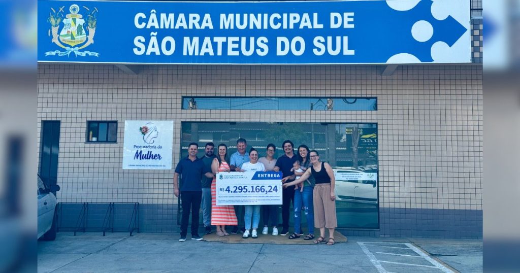 Câmara de São Mateus do Sul devolve mais de R$ 4,2 milhões aos cofres do município em 2025