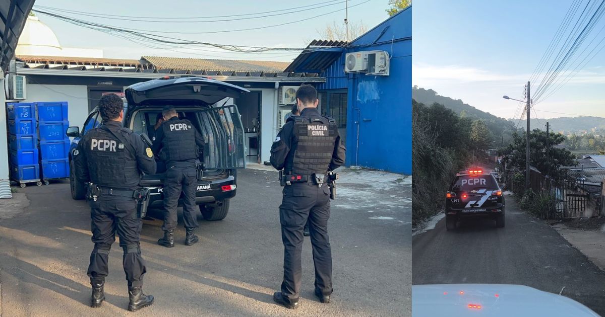 PCPR deflagra megaoperação com 114 ordens judiciais contra organização criminosa no PR
