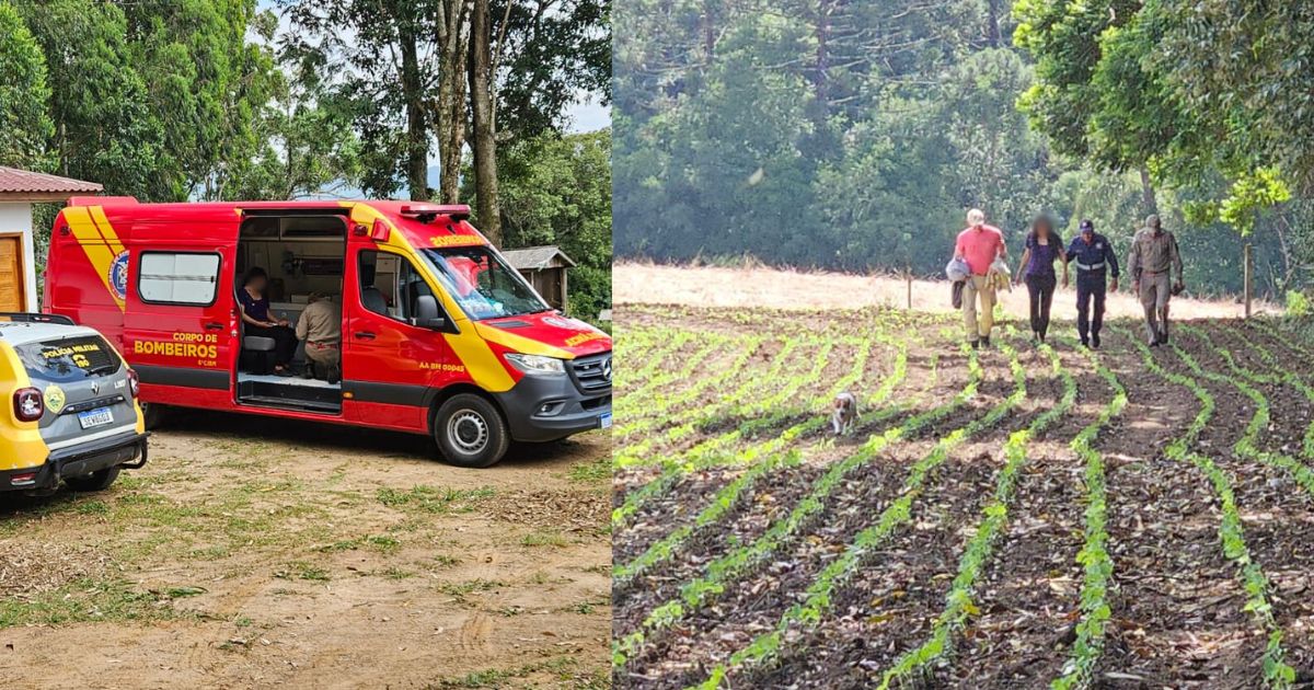 Drone térmico do Corpo de Bombeiros ajuda a localizar mulher de Goiás perdida em Prudentópolis