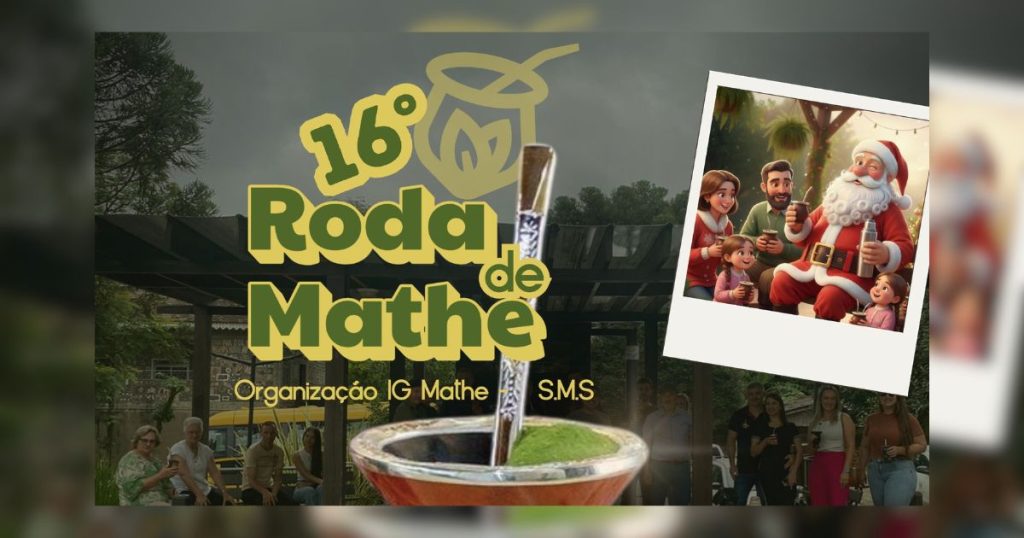 16ª Roda de Mathe acontece neste sábado (7) em São Mateus do Sul com chimarrão, tereré