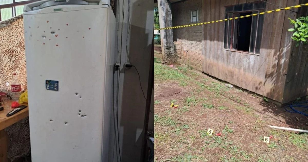 Autor de ataque armado à casa da família da companheira é preso em Prudentópolis; sete ficaram feridos e bebê morreu