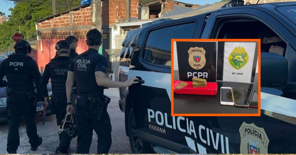 Polícia prende irmãos por tráfico de drogas em São Mateus do Sul