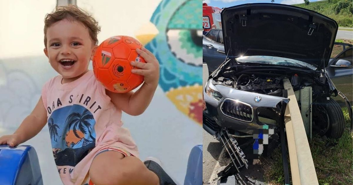 Criança que morreu em acidente na BR-376 após guard rail atravessar carro é identificada