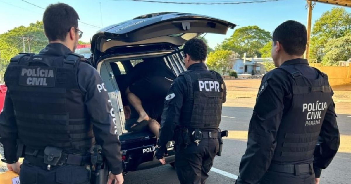 Polícia Civil prende homem condenado por homicídio em São Mateus do Sul