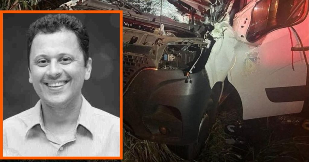 Ex-vereador do Paraná morre após ambulância bater contra novilha em rodovia