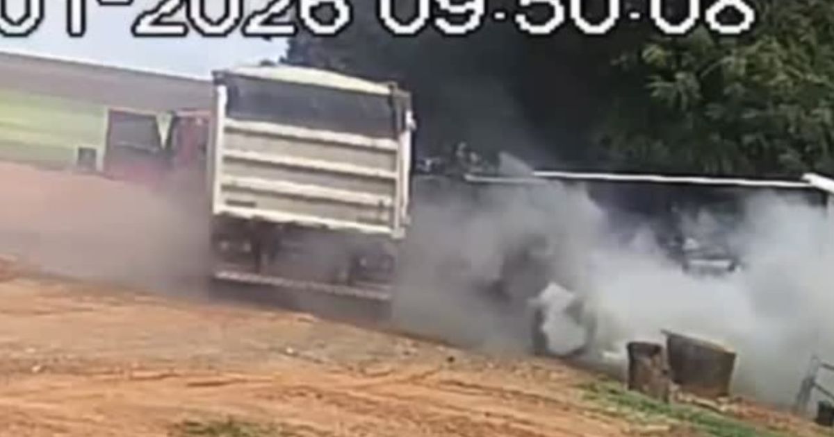 VÍDEO: Explosão de pneu mata trabalhador em propriedade rural