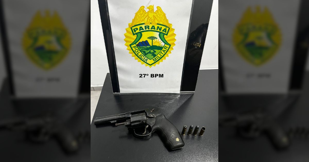 Homem é preso por embriaguez ao volante e posse de arma furtada na BR-476, em São Mateus do Sul