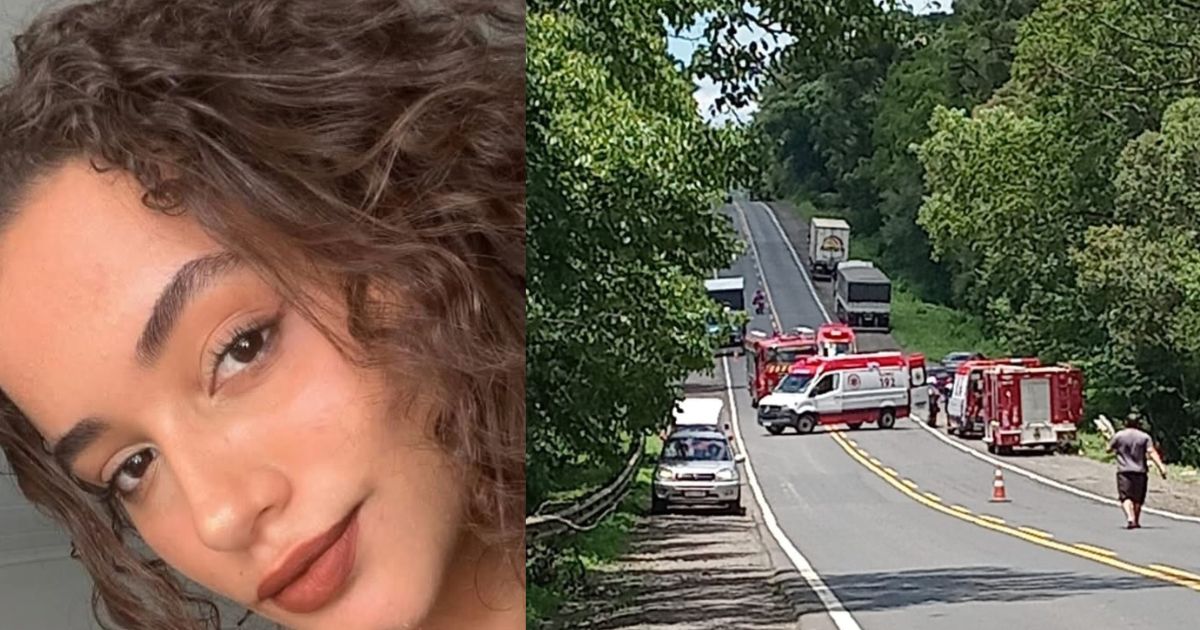 Jovem de 19 anos morre em grave acidente com carreta na BR-476, em Paulo Frontin