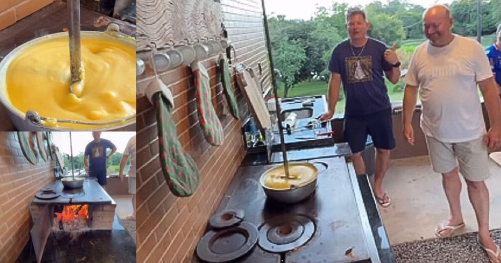 VÍDEO: engenhoca para bater polenta criada por família de Palotina viraliza nas redes