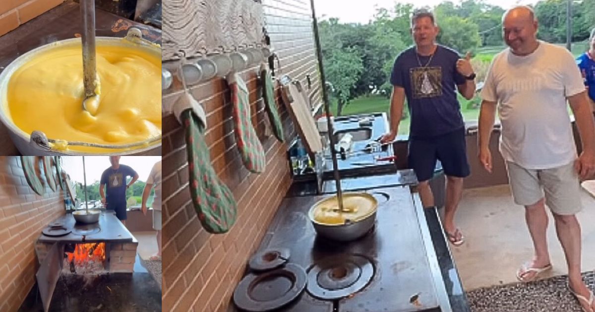 VÍDEO: engenhoca para bater polenta criada por família de Palotina viraliza nas redes