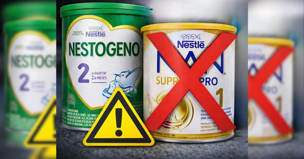 Alerta aos pais: Anvisa proíbe venda de fórmulas infantis da Nestlé por risco de contaminação
