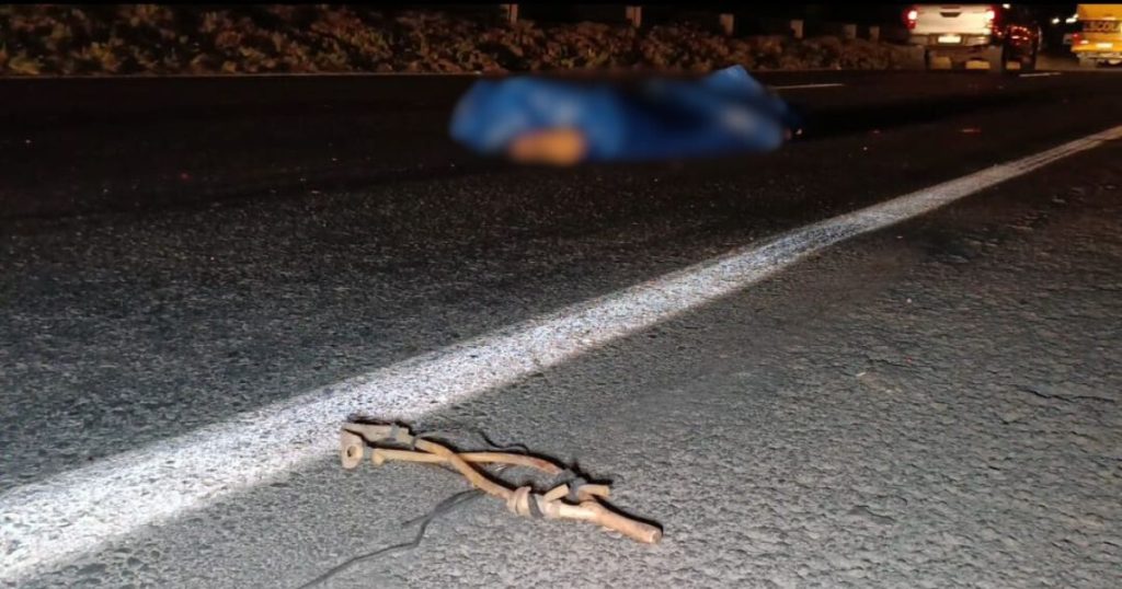 Pedestre morre após ser atropelado várias vezes na BR-376, em Ponta Grossa