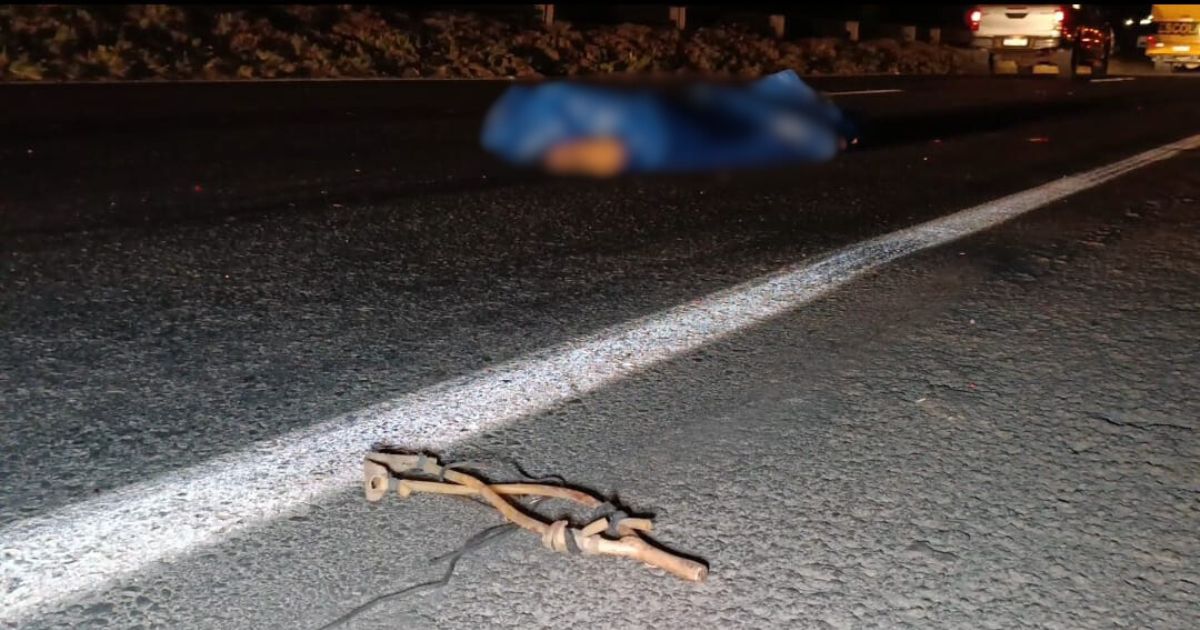 Pedestre morre após ser atropelado várias vezes na BR-376, em Ponta Grossa