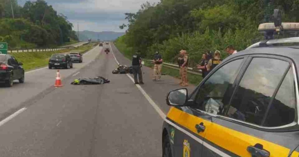 Motociclista morre após cair na BR-277 em Morretes